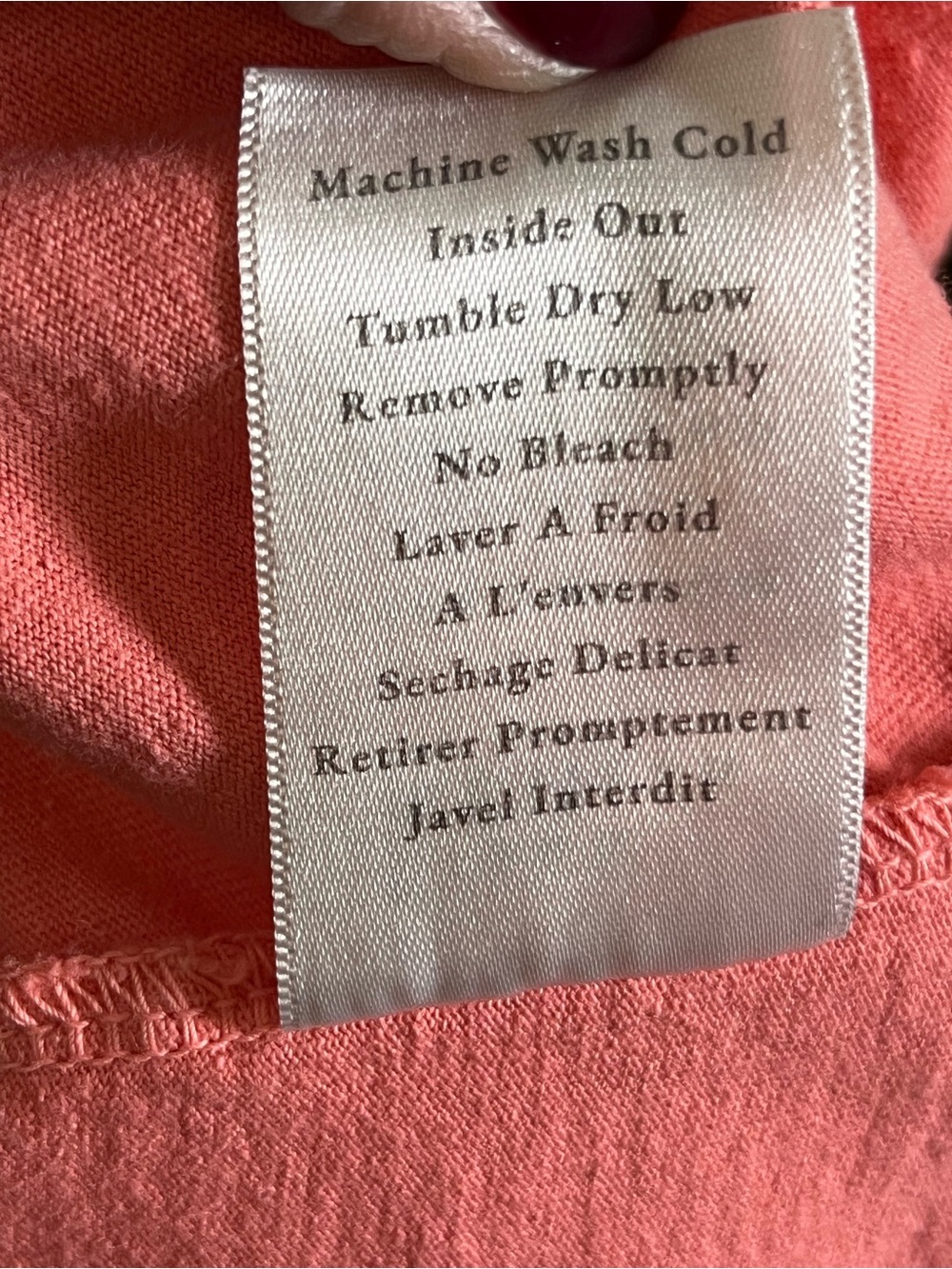 Frank & Eileen LAB Patrick Heritage Jersey Polo Tee Popover Coral Pink XS USA - Picture 12 of 13
